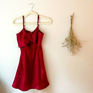 olivia scent red dress